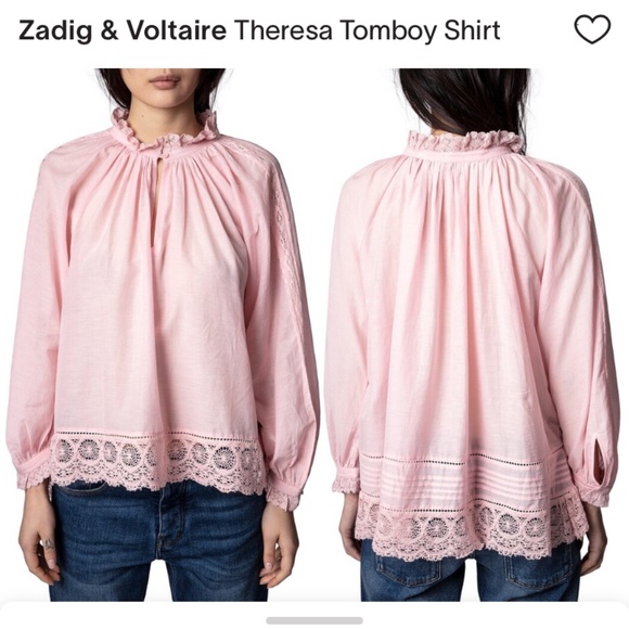 Zadig & Voltaire Tops - Zadig and Voltaire Teresa tomboy shirt